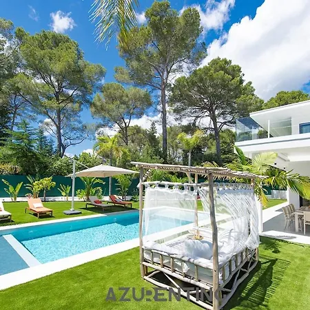 Azurenting - Les Palmiers - Piscine Privee ヴィラ ル·カネ