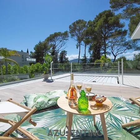 Azurenting - Les Palmiers - Piscine Privée Villa Le Cannet